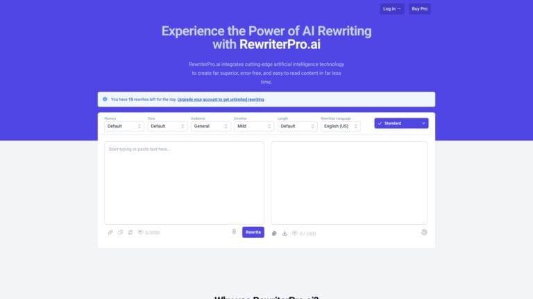 Top Rewriterpro AI Tool Review