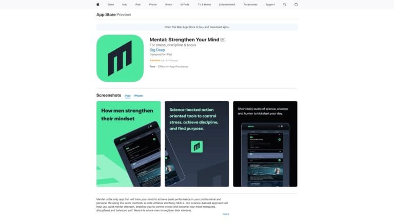 Advanced Mental AI Tool Review