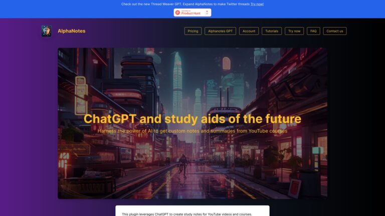Powerful Alphanotes AI Tool Review