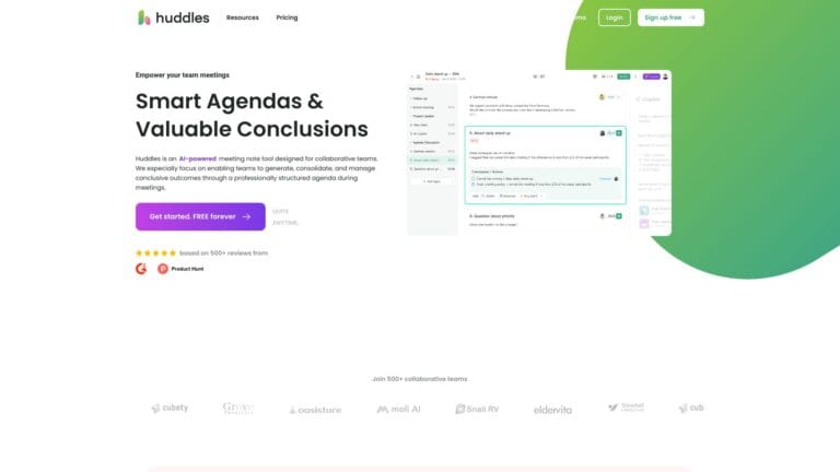 Free Huddles.app AI Tool Review