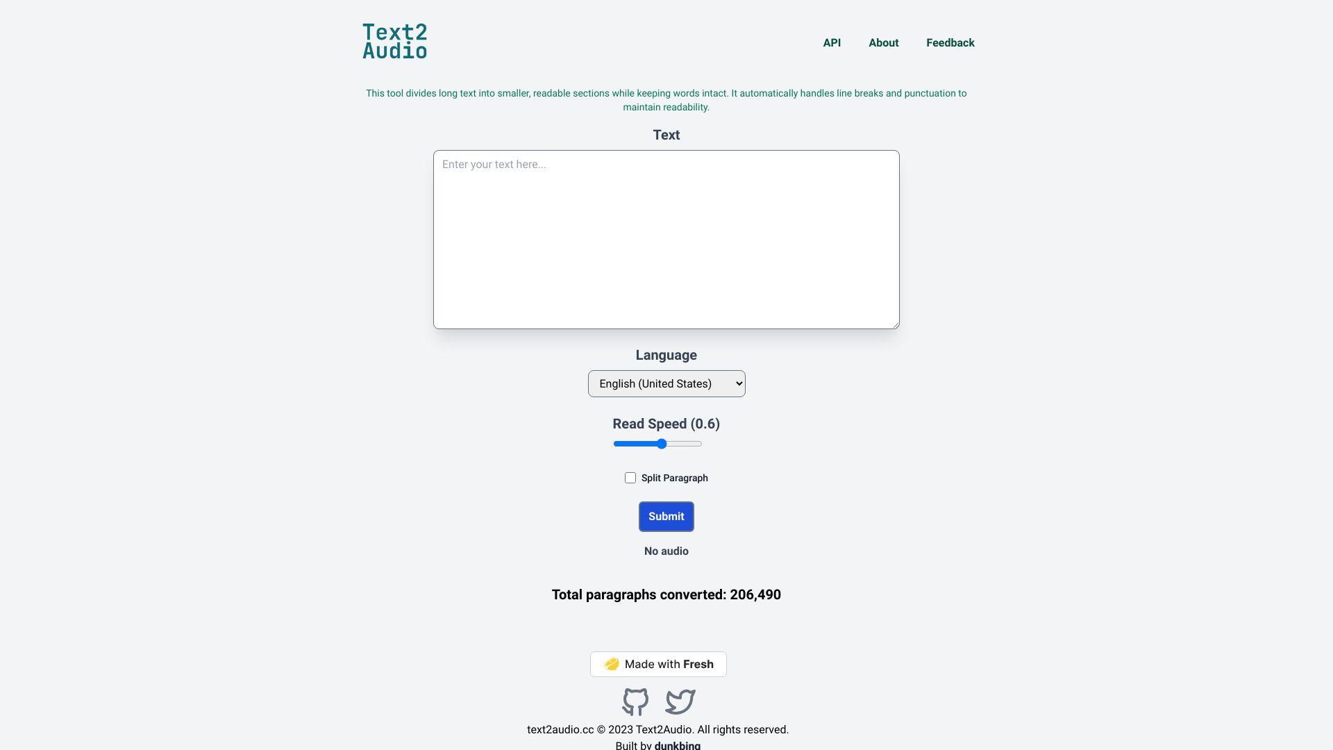 Text2Audio logo