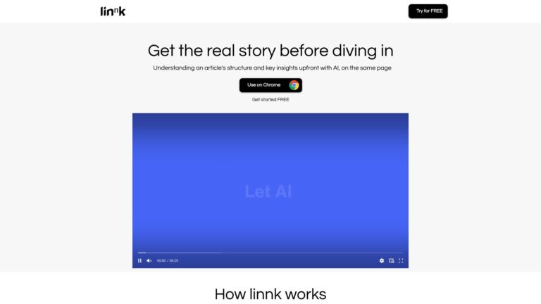 Free Linnk.ai AI Tool Review