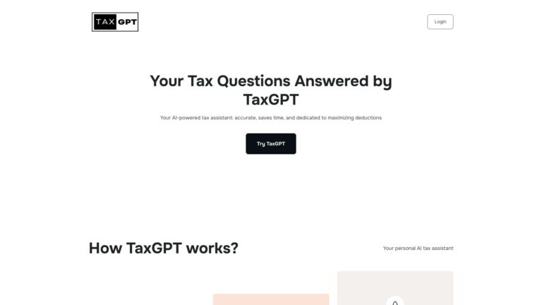 Popular Taxgpt AI Tool Review