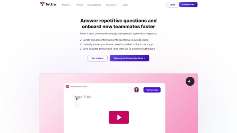 Free Tettra AI Tool Review