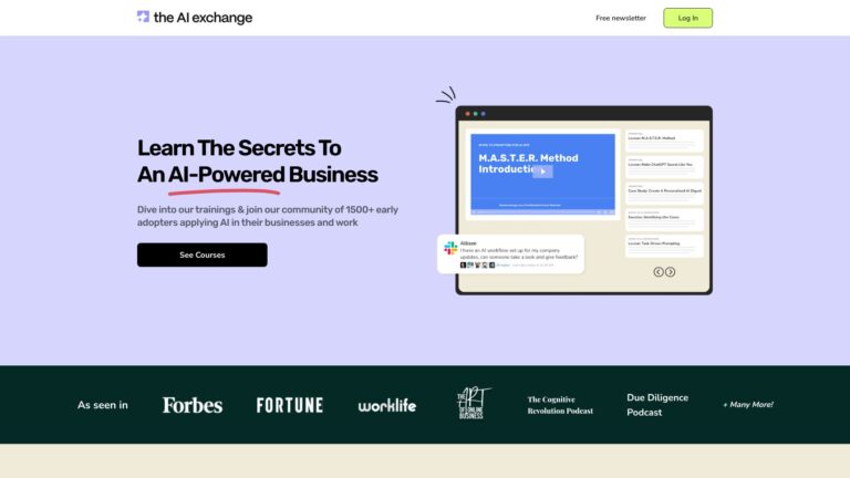 Innovative The AI Exchange AI Tool Review