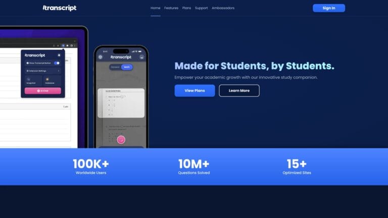 Free Transcript AI AI Tool Review