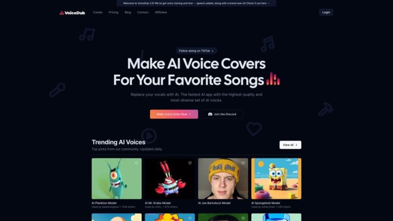 Innovative Voicedub AI Tool Review