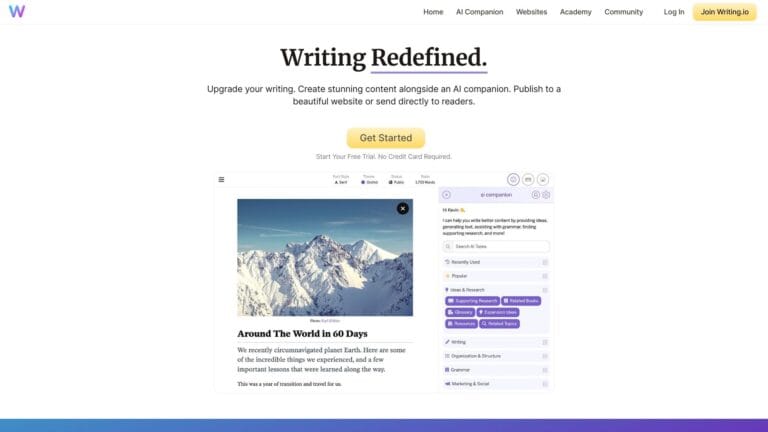 Trending Writing.io AI Tool Review