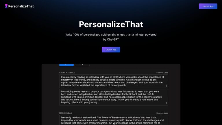 Free Personalizethat AI Tool Review