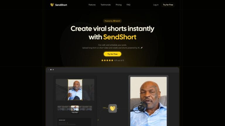 Powerful Sendshort AI Tool Review