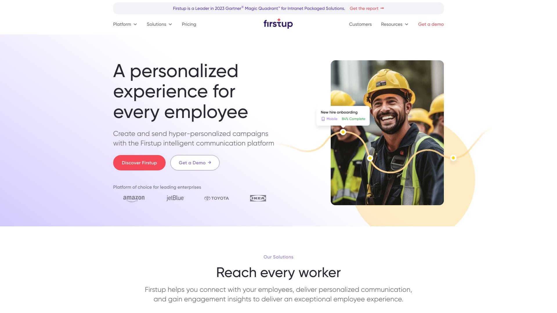 Firstup logo