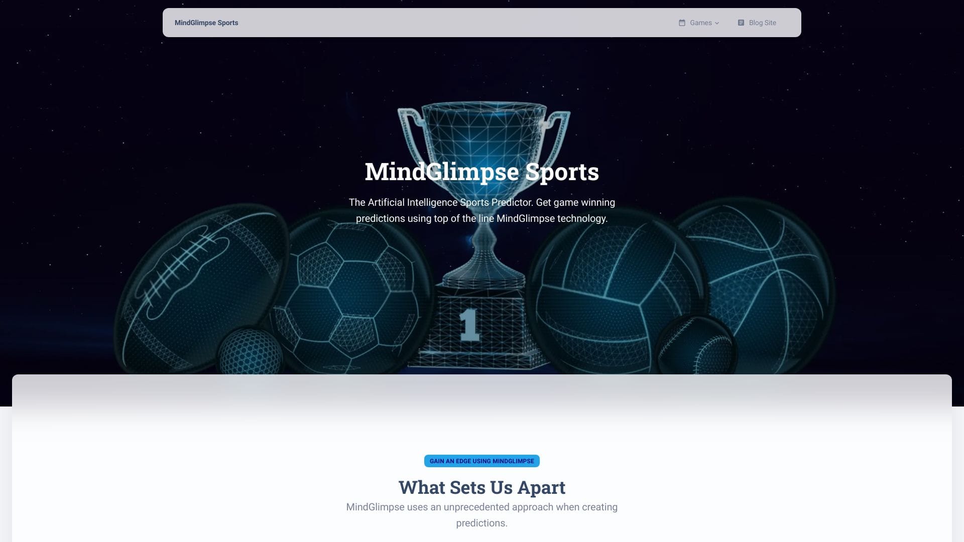 MindGlimpse Sports logo
