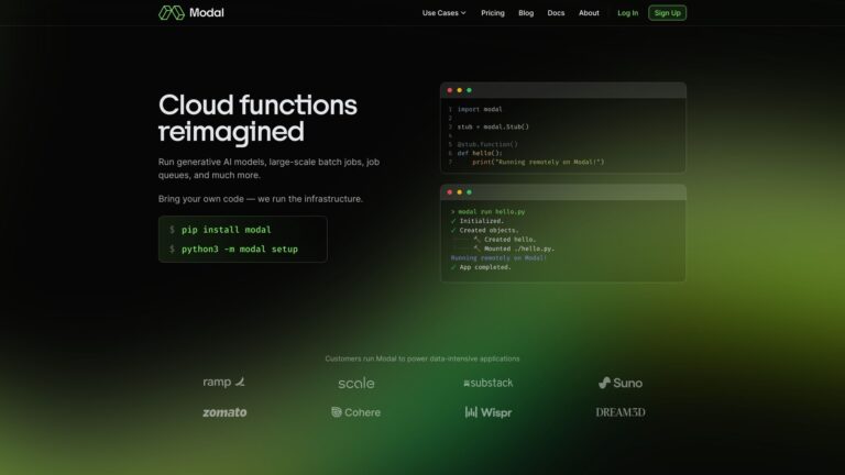 Best Modal AI Tool Review