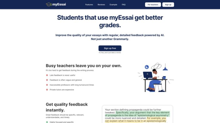 New Myessai AI Tool Review