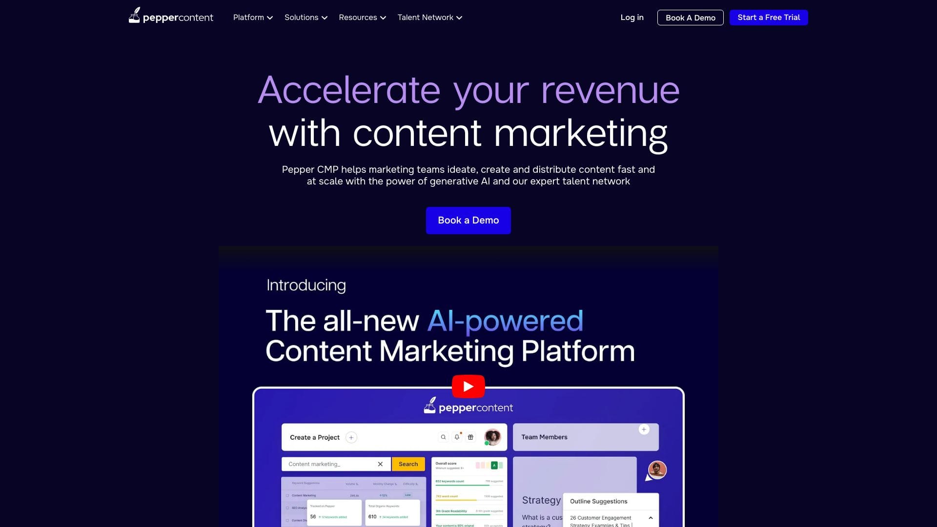 Pepper Content logo