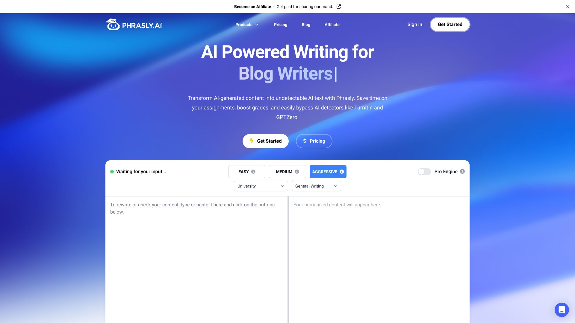Phrasly.AI logo
