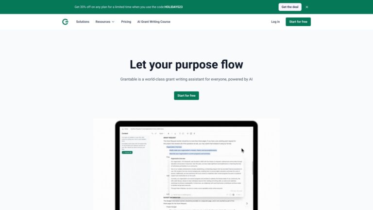 Powerful Grantable AI Tool Review
