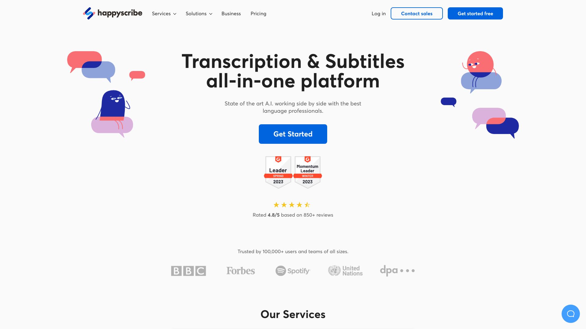 Happy Scribe logo
