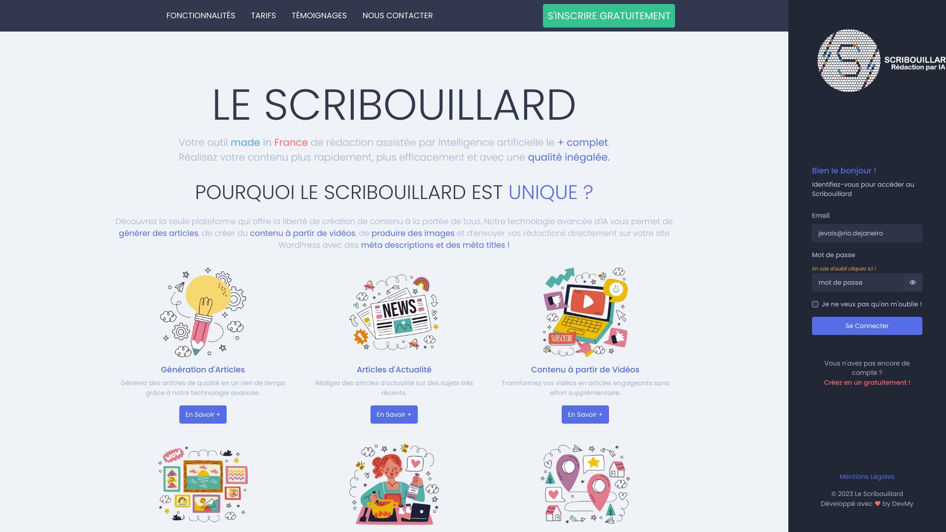 Le Scribouillard logo