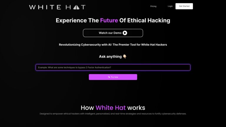 Trending White Hat AI Tool Review