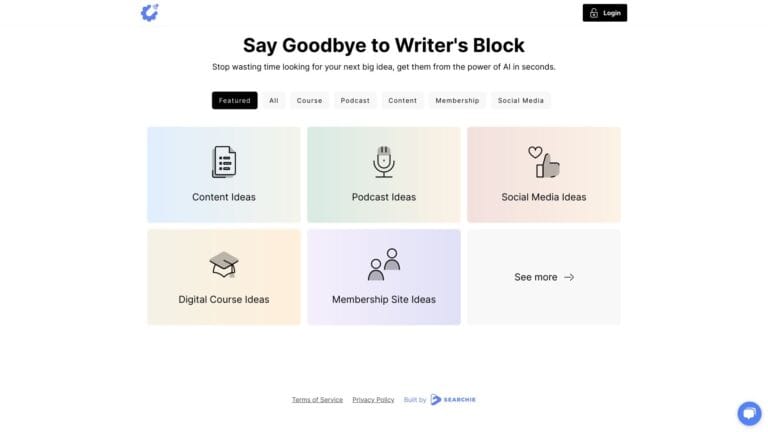 Top Idea Generators AI Tool Review