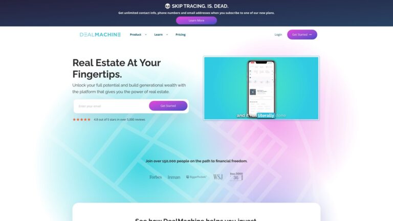 Advanced Dealmachine AI Tool Review