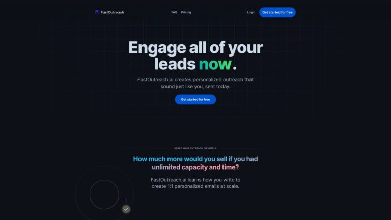 New Fastoutreach.ai AI Tool Review