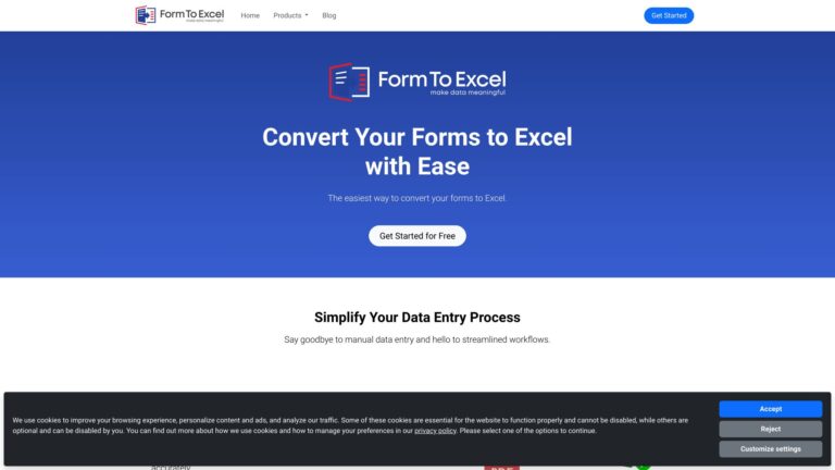 Best Formtoexcel AI Tool Review