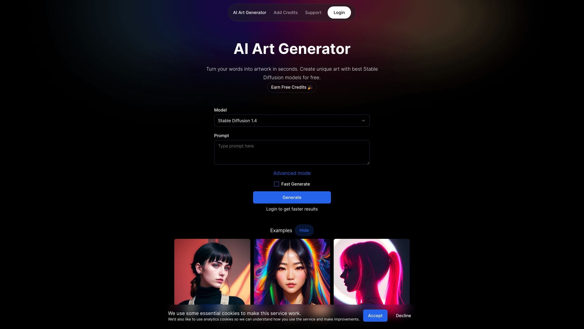 Free AI Art Generator logo