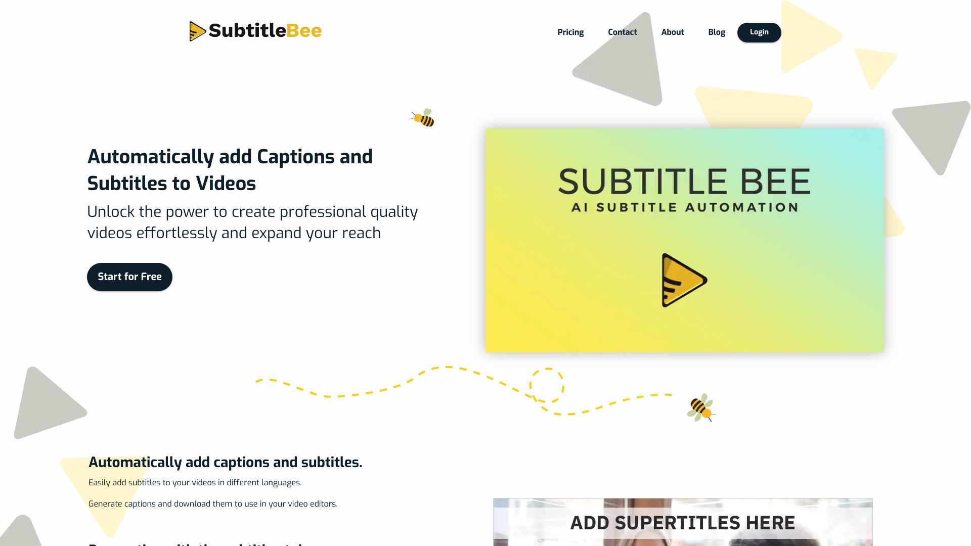 SubtitleBee logo