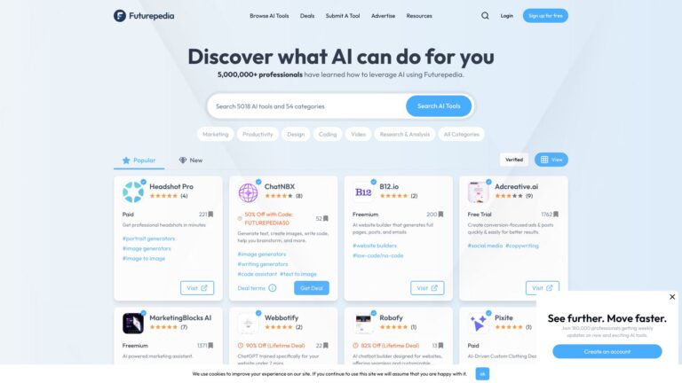 Advanced Futurepedia AI Tool Review