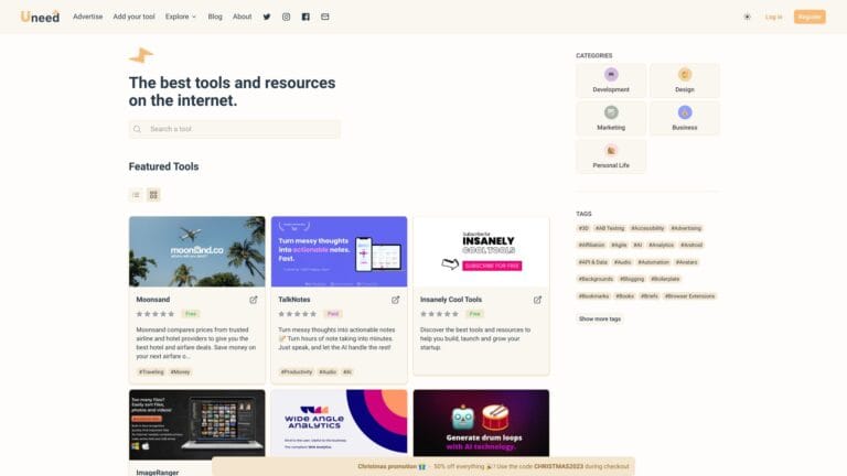 Free Uneed AI Tool Review