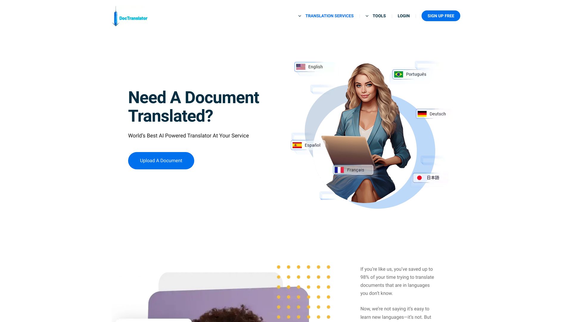 DocTranslator logo