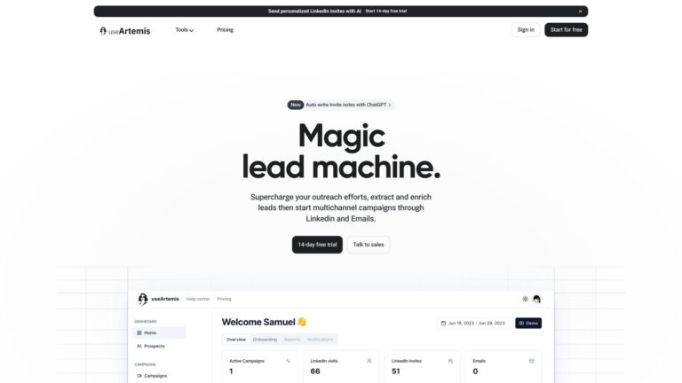 Smart Useartemis AI Tool Review