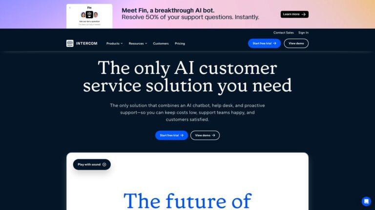 Popular Intercom AI Tool Review