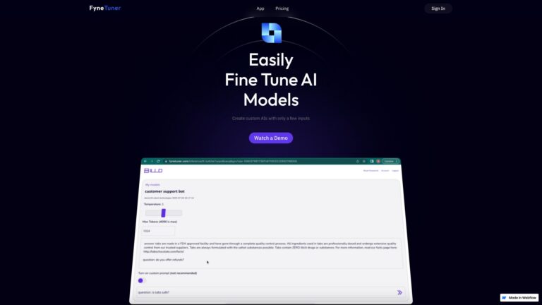 Trending Fynetuner AI AI Tool Review