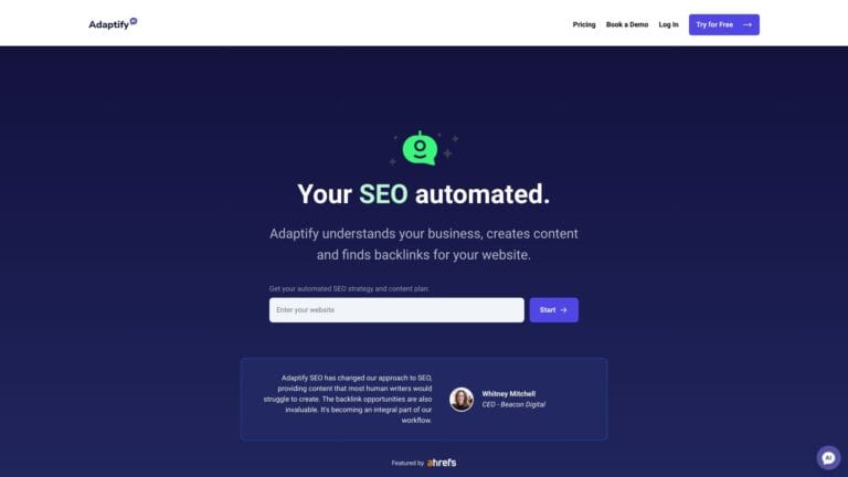 Innovative Adaptify Seo AI Tool Review