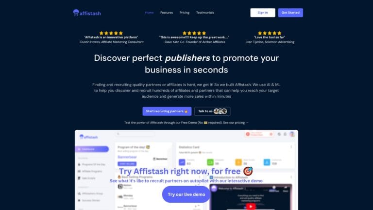 Top Affistash AI Tool Review