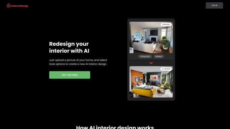 New AI Interior Studio AI Tool Review