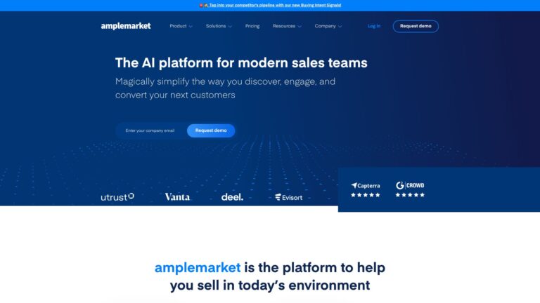 Trending Amplemarket AI Tool Review