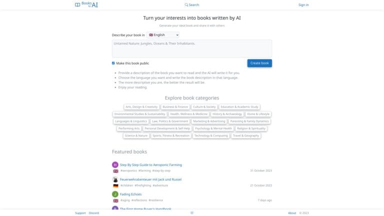 Advanced Books By AI AI Tool Review