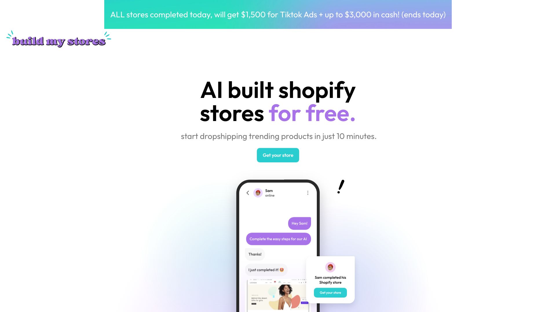 BuildMyStores logo