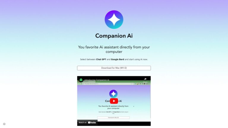 Smart Companion AI AI Tool Review