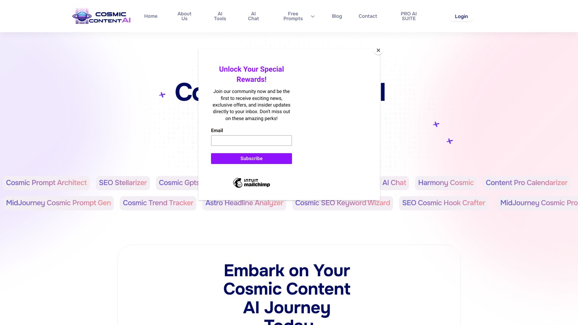 Cosmic ContentAI logo