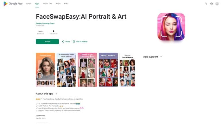 Powerful Faceswapeasy AI Tool Review