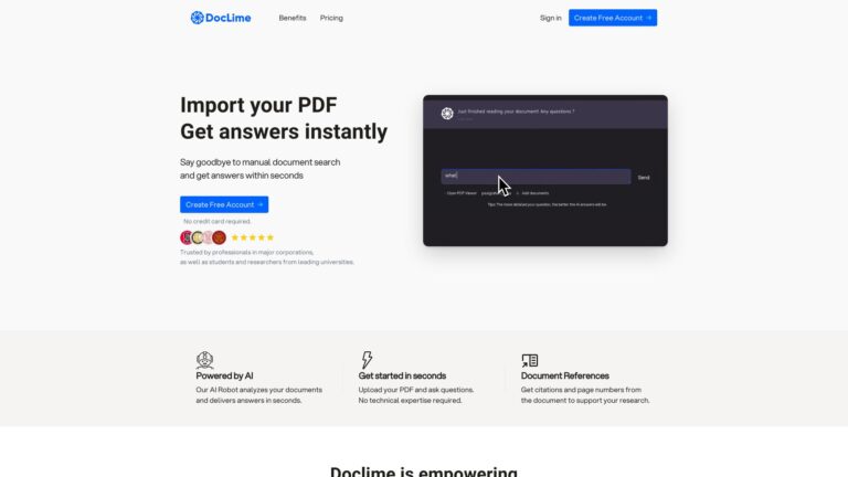 Free Doclime AI Tool Review