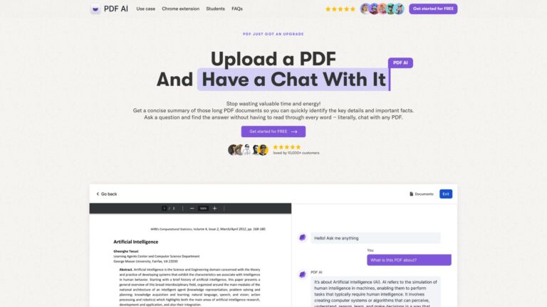 Powerful Pdf AI AI Tool Review