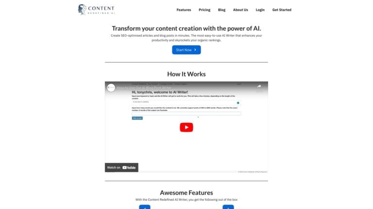 Innovative Content Redefined AI Tool Review
