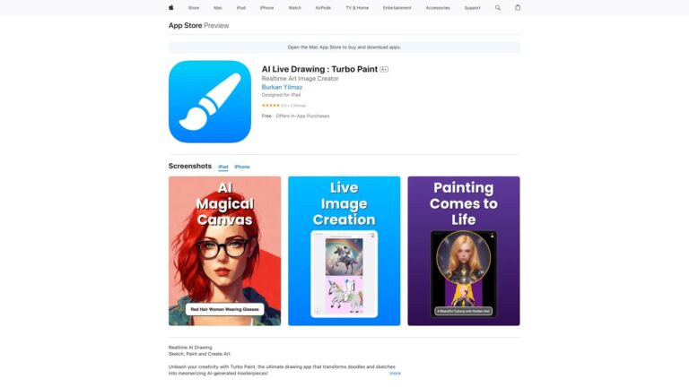 New AI Live Drawing AI Tool Review