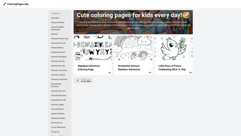 Free Coloringpages.day AI Tool Review